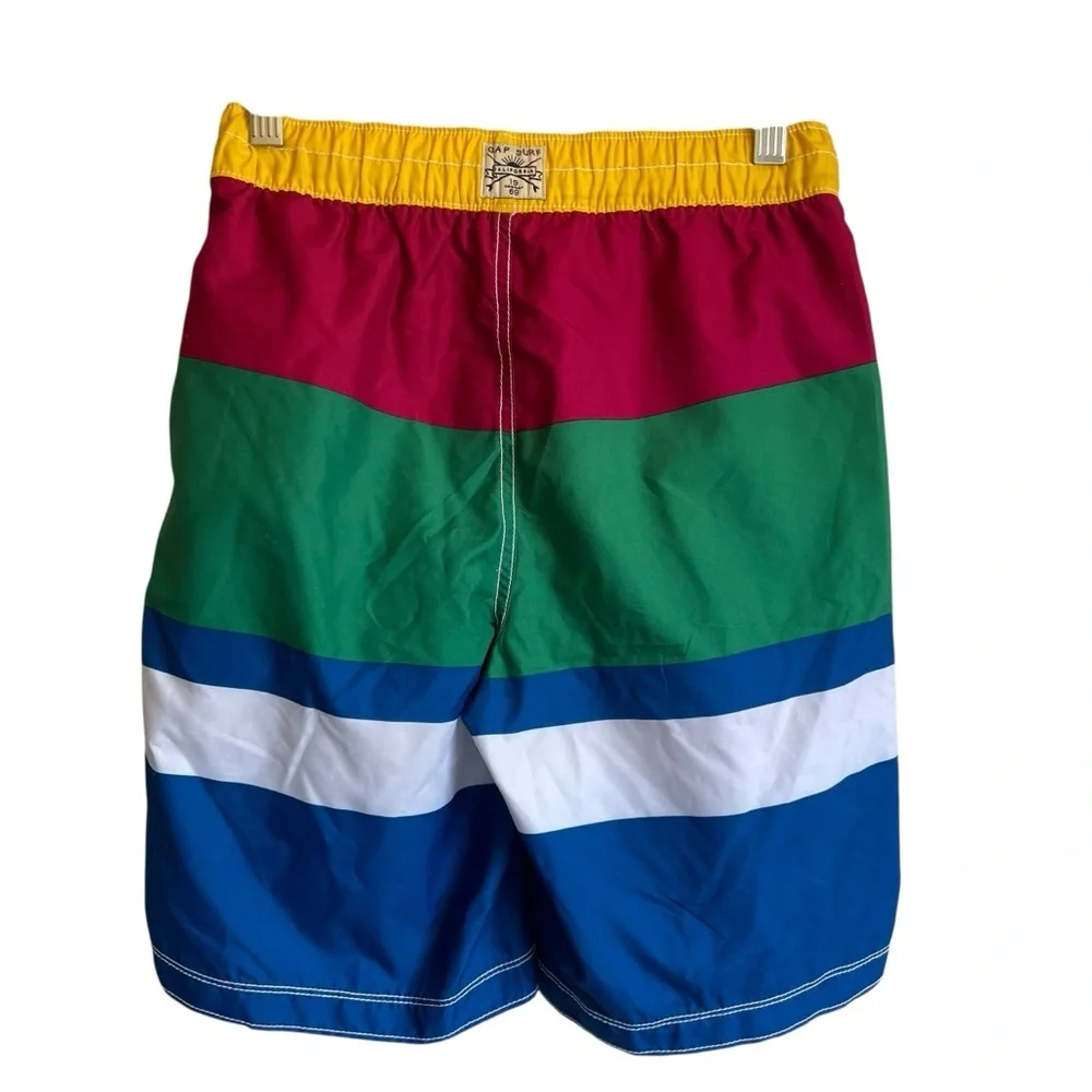 GAP Kids Multicolor Striped‎ Swim Shorts UPF 50+ NWT